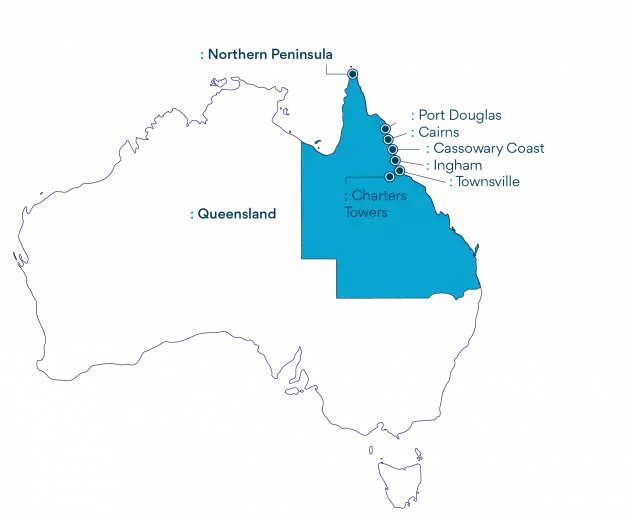 Mapa de Australia WMP