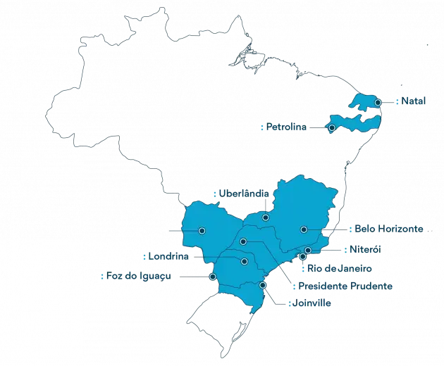 Mapa de Brasil WMP