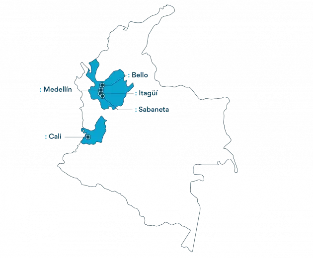Mapa de Colombia WMP