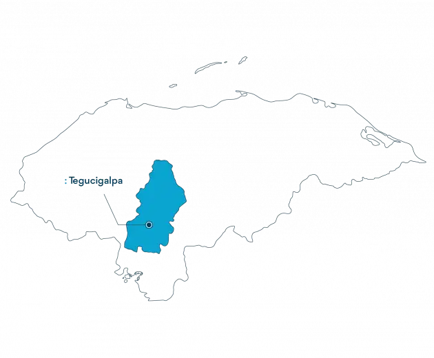 Mapa de Honduras WMP