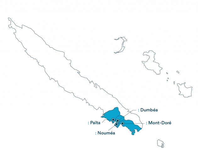 Mapa de Nueva Caledonia WMP