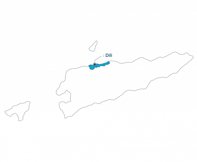 Mapa de Timor Oriental WMP