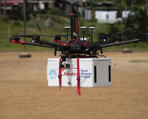 Liberación de drones