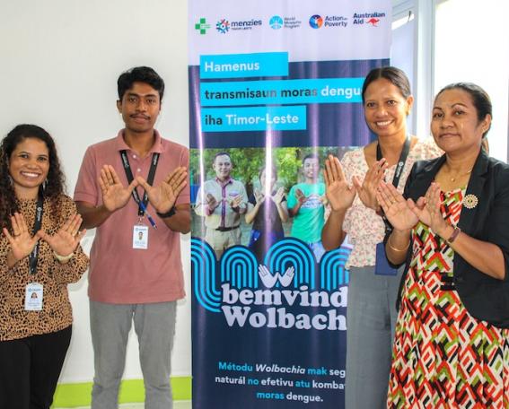 Timor Oriental y personal World Mosquito Program