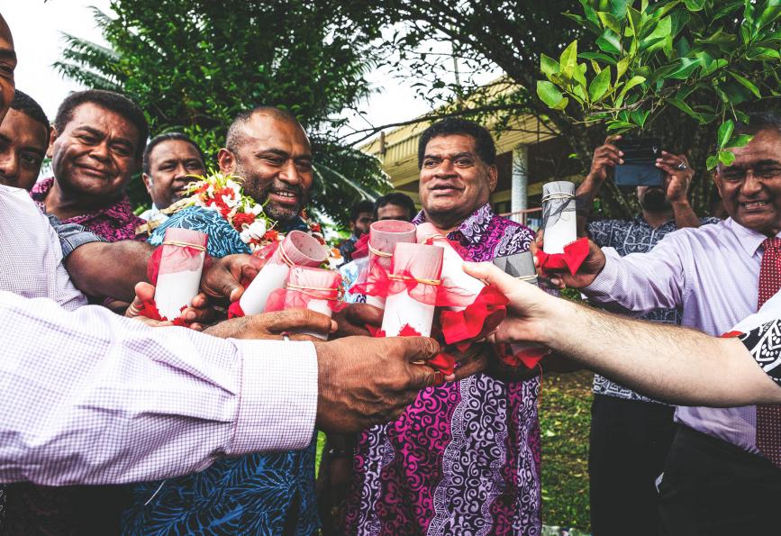 Liberación de mosquitos en Nandi, Fiyi