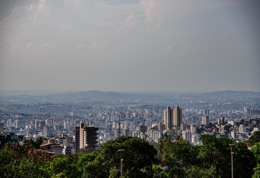 El horizonte de Belo Horizonte, Brasil