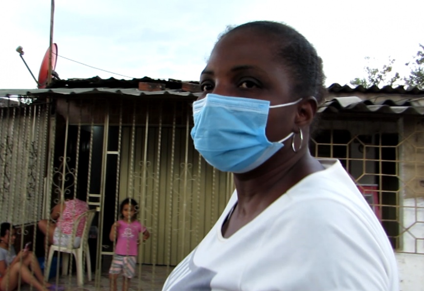 Delia Banguera, voluntaria comunitaria en Colombia