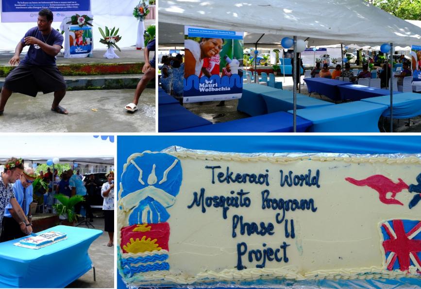 Imágenes de la ceremonia de apertura de la fase 2 World Mosquito Program en Kiribati